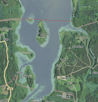 Võrtsjärve keeluala alates 1. jaanuarist 2024